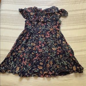Lulus off the should floral dress
